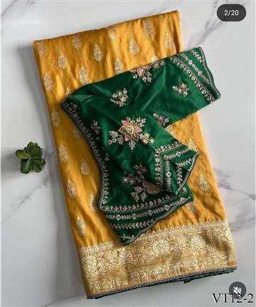 Pure Banarasi with Heavy Weaving Hand Design WORK the saree