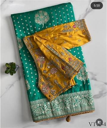 Pure Banarasi with Heavy Weaving Hand Design WORK the saree