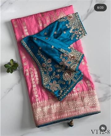 Pure Banarasi with Heavy Weaving Hand Design WORK the saree