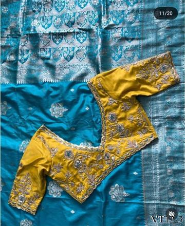 Pure Banarasi with Heavy Weaving Hand Design WORK the saree