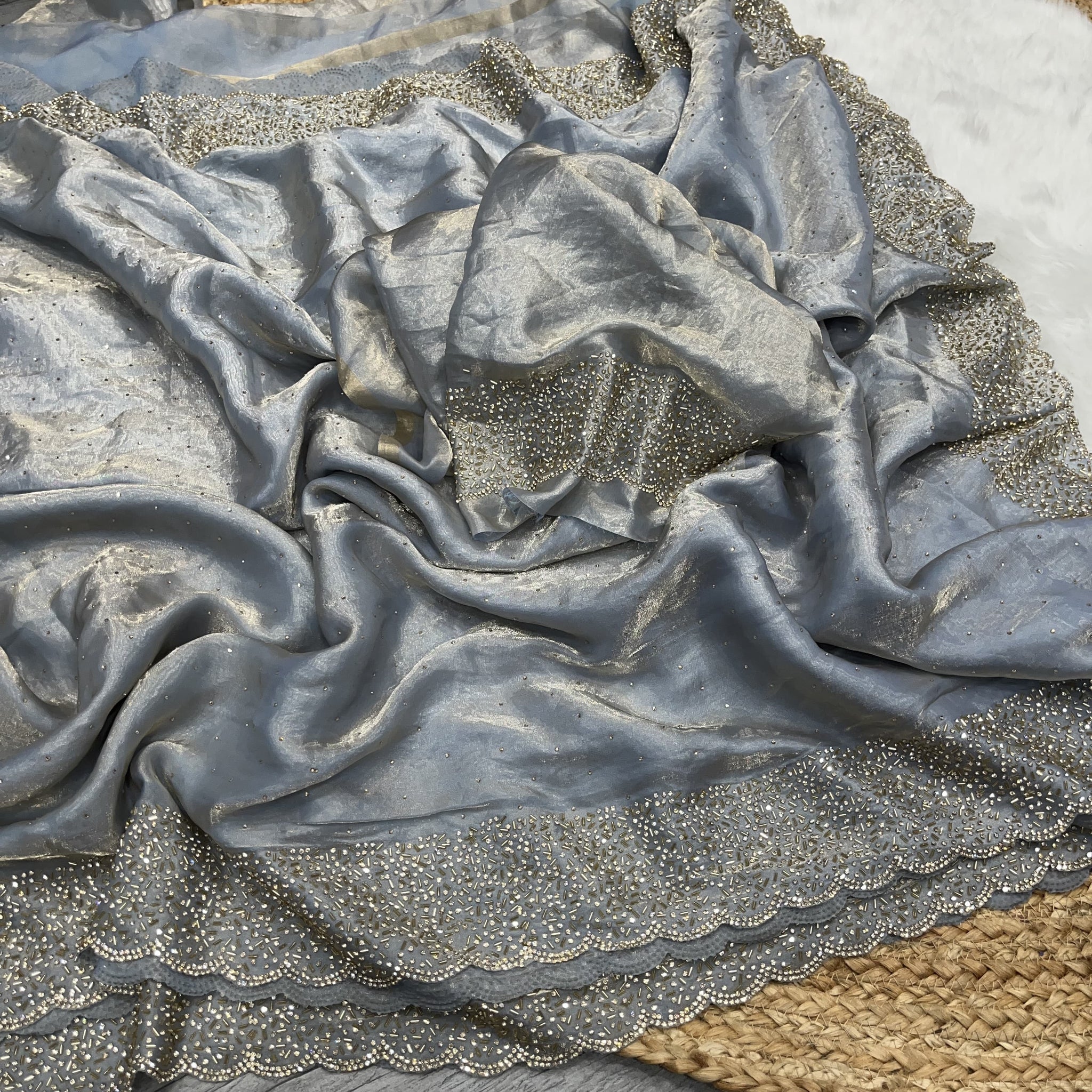 Bollywood Special Jharkan Work Designer Saree