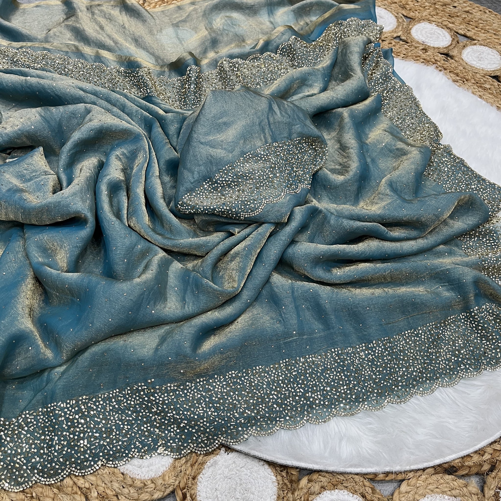 Bollywood Special Jharkan Work Designer Saree