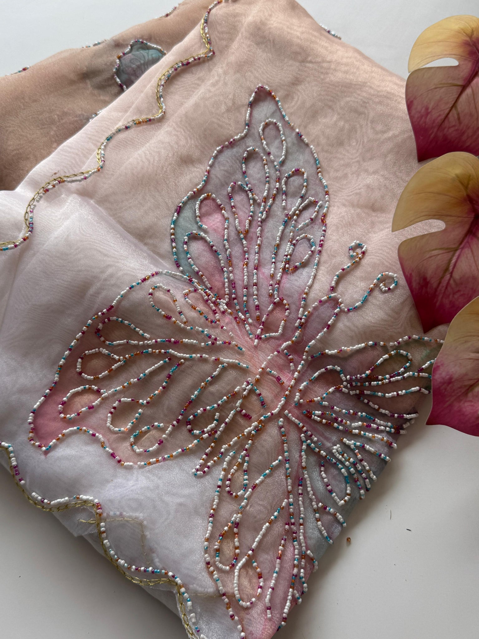 Primium Orgenza Tissue saree with Digital Pritnted Butterfly Workon all over the saree