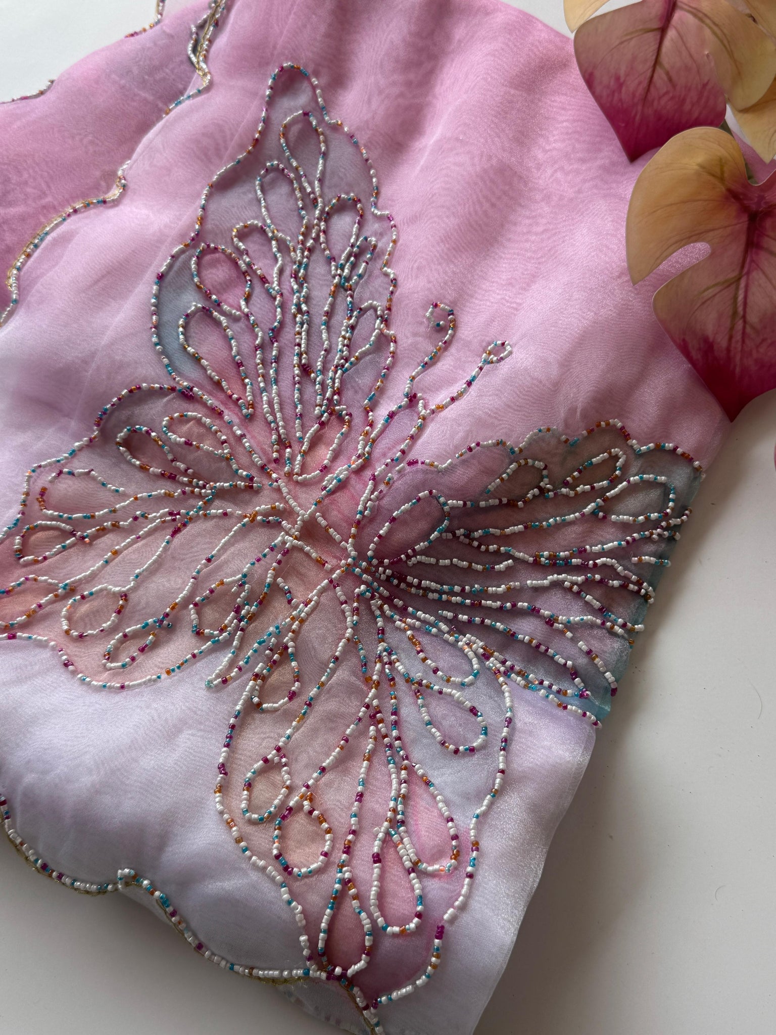 Primium Orgenza Tissue saree with Digital Pritnted Butterfly Workon all over the saree